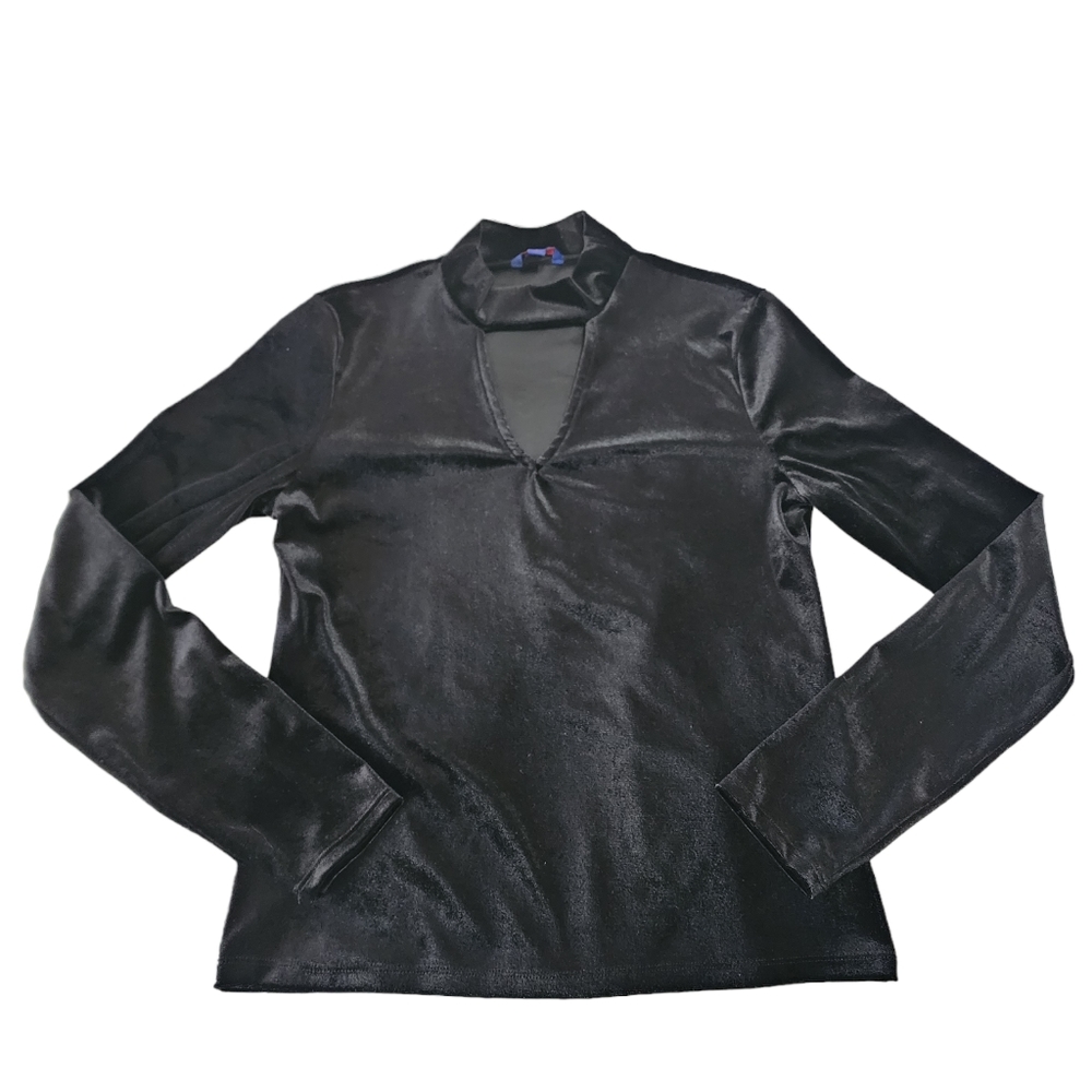 Aeropostale Velvet Cutout Long Sleeve, Size L